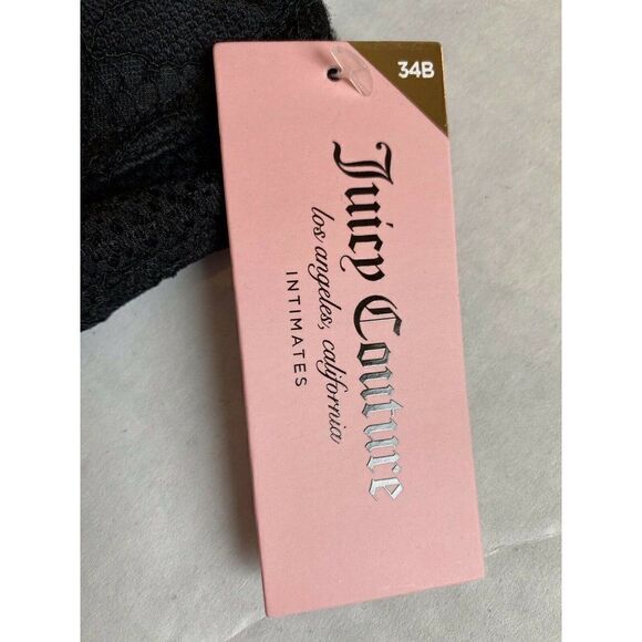 Juicy Couture Push Up Sexy Glam Lace Bra Sz 34B - Picture 3 of 9
